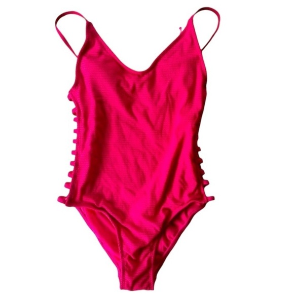 Xhilaration Pink One Piece - Picture 3 of 4